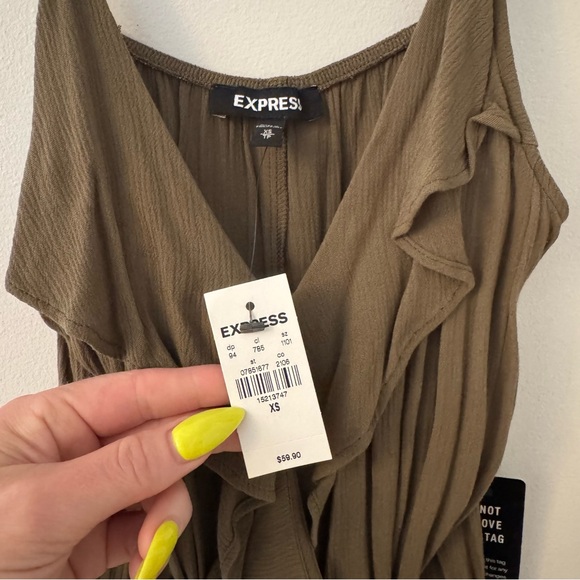 Express Asymmetrical Ruffle Dress - Picture 3 of 4